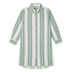 Smallable Kid - Striped Leya Shirt Dress | Mint Green