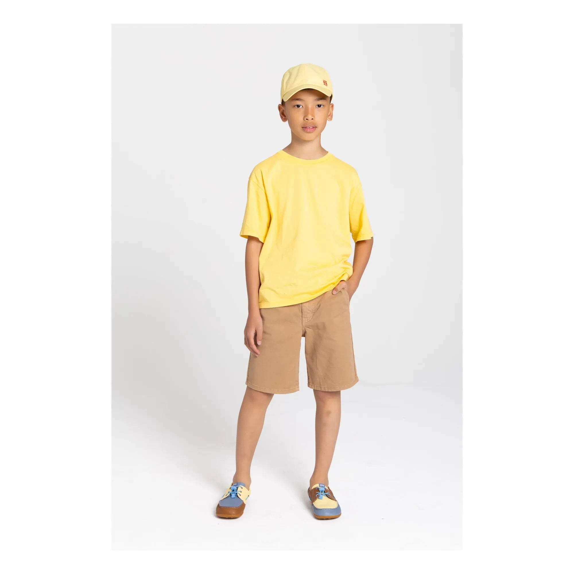 Smallable Kid - Nils Organic Cotton T-shirt | Fluorescent Yellow