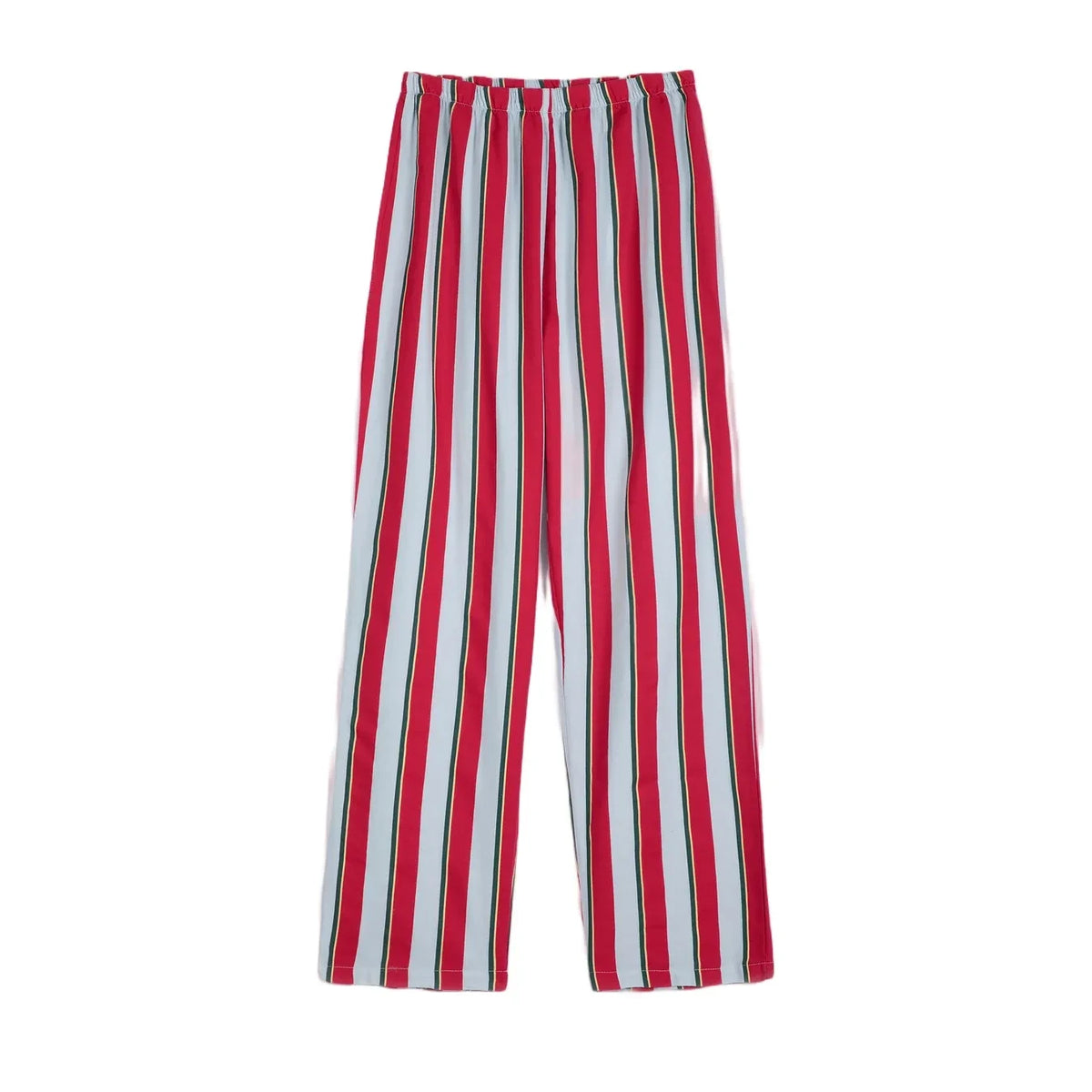 Bobo Choses - Organic Cotton Checked Flannel Pajamas | Red