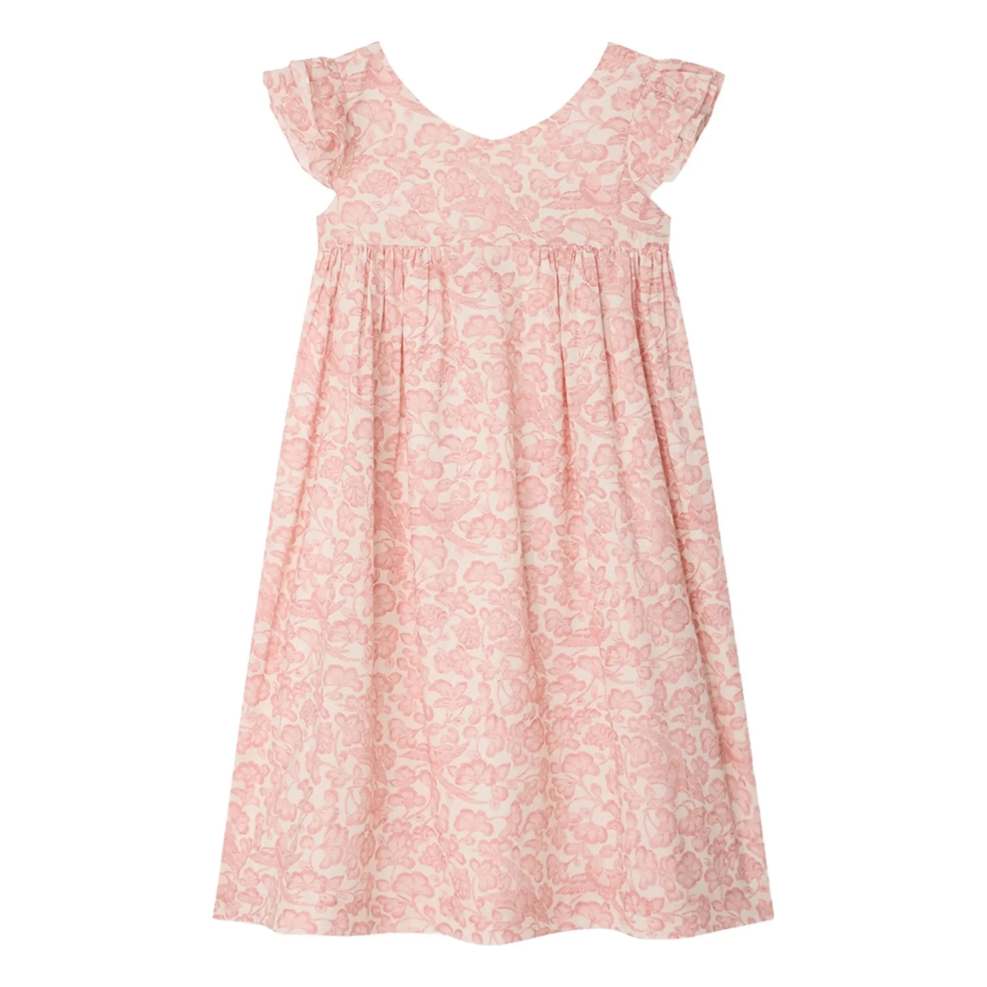 Bonpoint - Galantine Fleurie Dress | Powder Pink