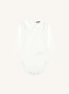 Bonton - Mail Organik Pamuklu Bebek Body | Ekru