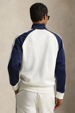 Polo Ralph Lauren erkek pamuklu fermuarlı sweatshirt Wimbledon