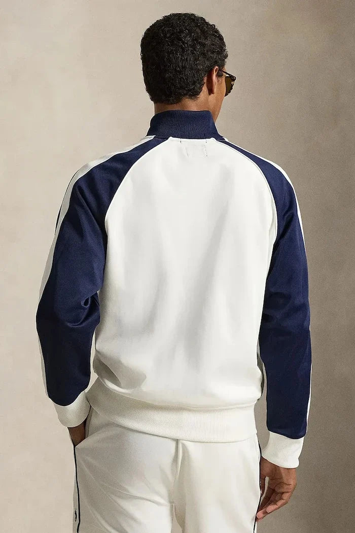 Polo Ralph Lauren erkek pamuklu fermuarlı sweatshirt Wimbledon