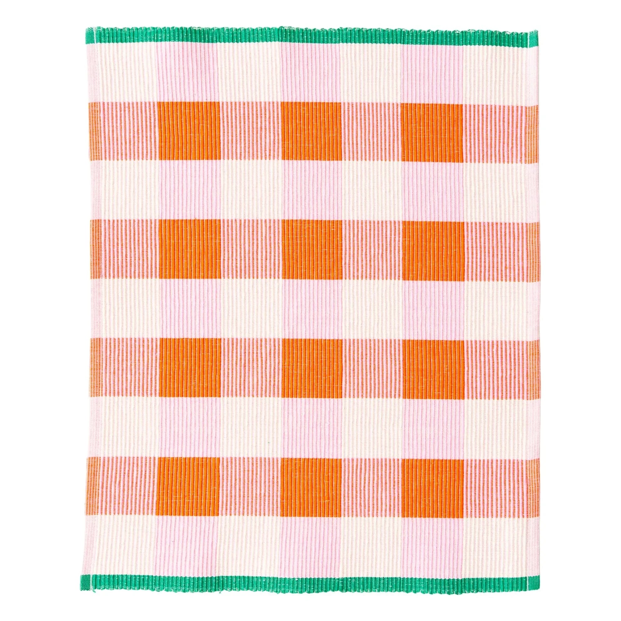 Tarta Gelatina - Organic Cotton American Placemat | Orange