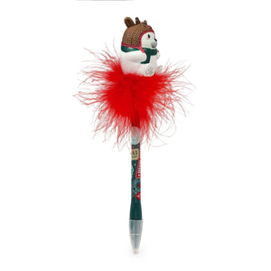 Legami - Christmas Gel Pen with Lighted Polar Bear Reindeer - Writing is Magic