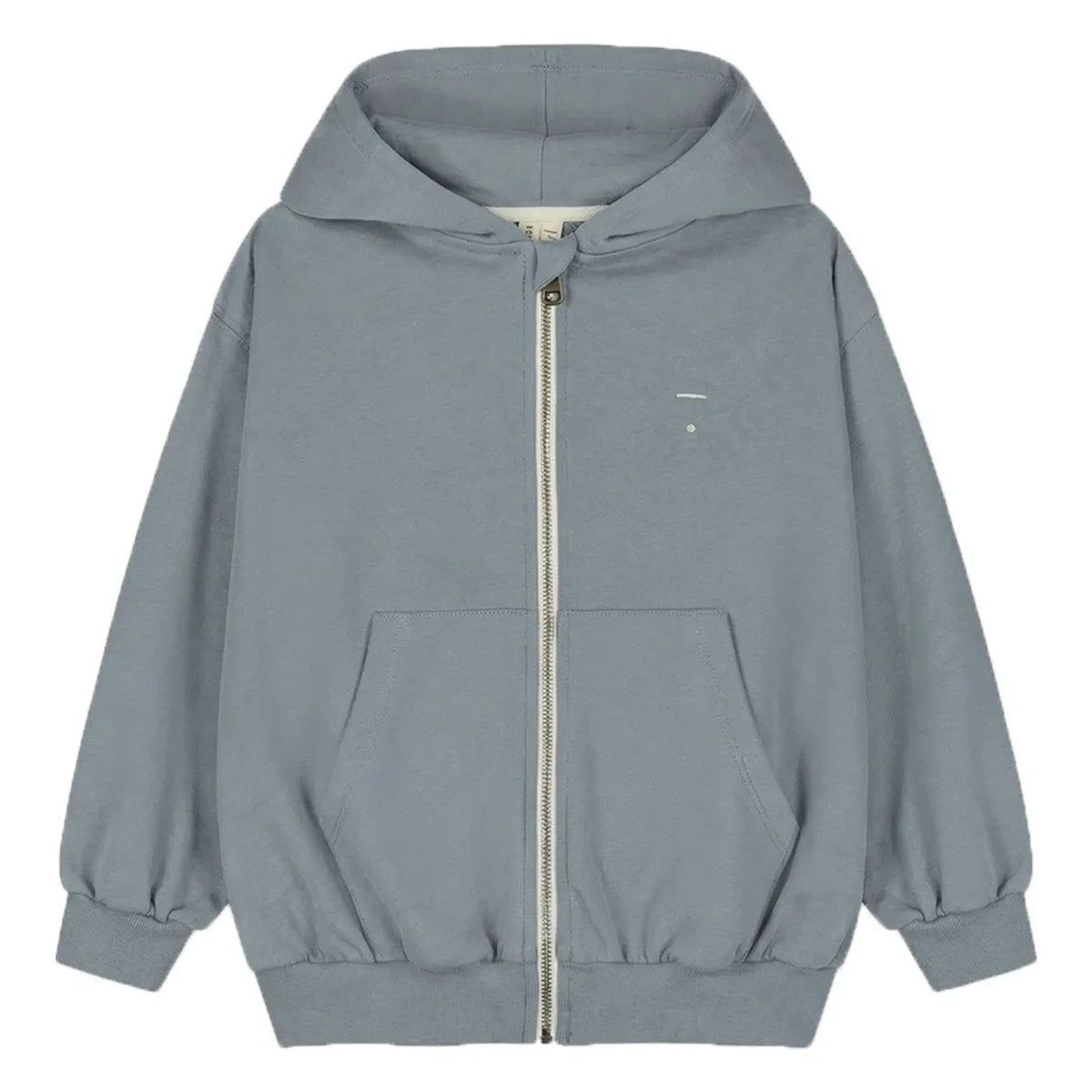Gray Label - Organik pamuk fermuarlı sweatshirt | Gri