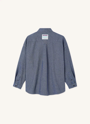American Vintage - Lofway Cotton Shirt | Bleu stone