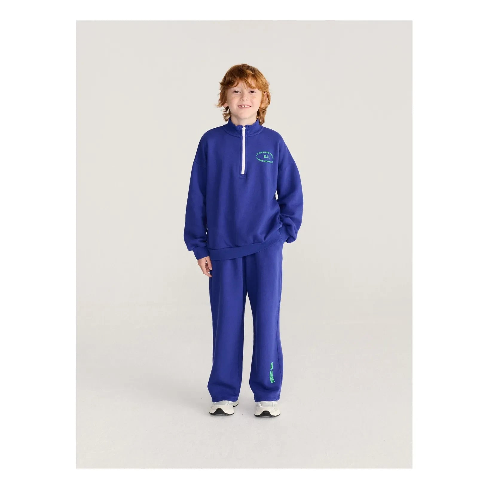 Bobo Choses - B.C. Organik Pamuklu Fermuarlı Sweatshirt | Lacivert