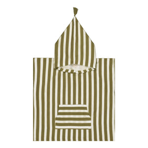 Rose in April - Suzon Striped Beach Cover-up | Khaki