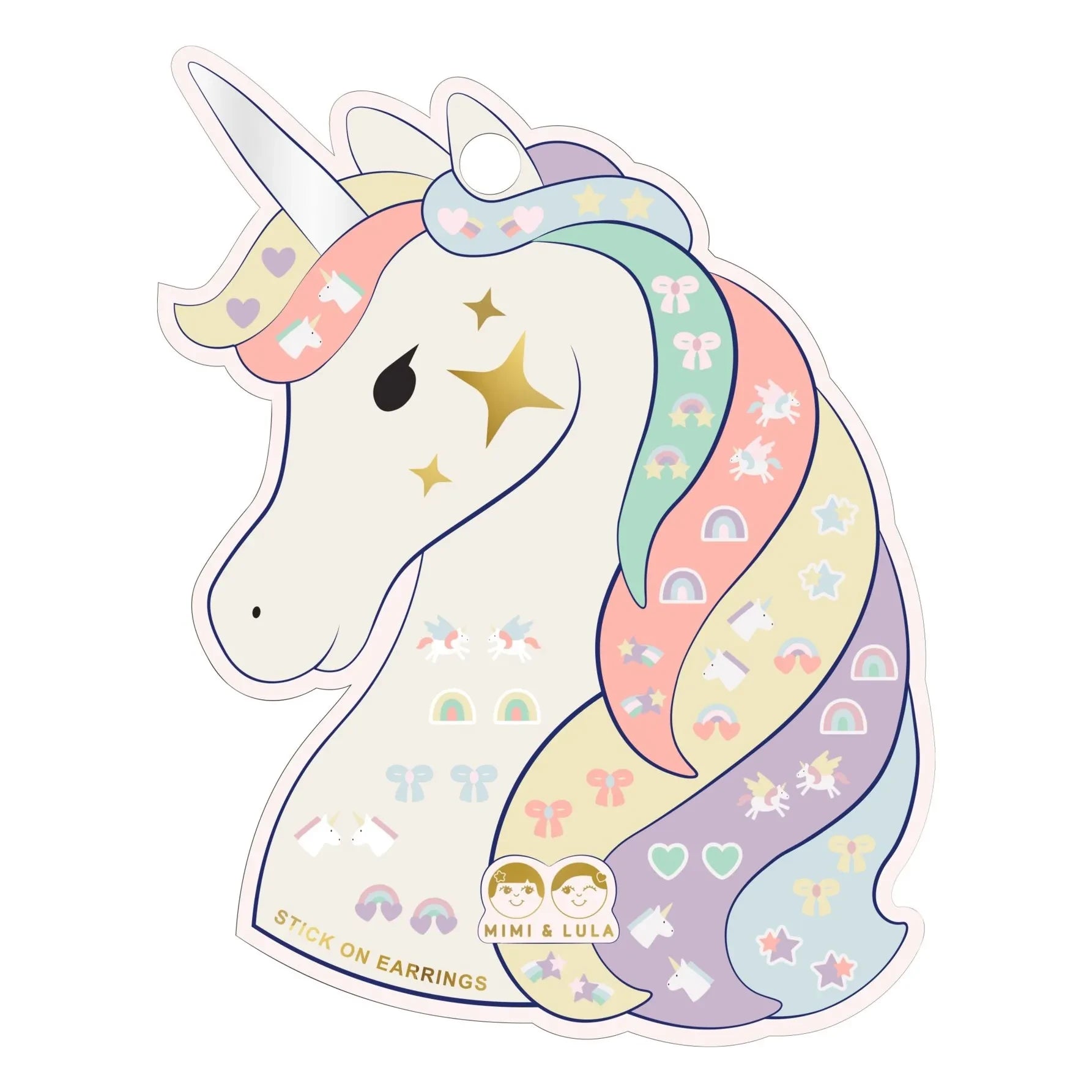 Mimi & Lula - Unicorn Sticky Earrings | Lilac