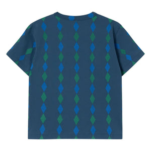 Tinycottons - Losange Organic Cotton T-Shirt | Blue