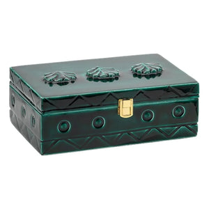 Anna + Nina - Tide Wooden Jewelry Box | Green