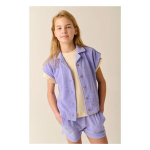 Tumble N'Dry - Jilie Deux Organic Cotton Towel Shirt | Lavender