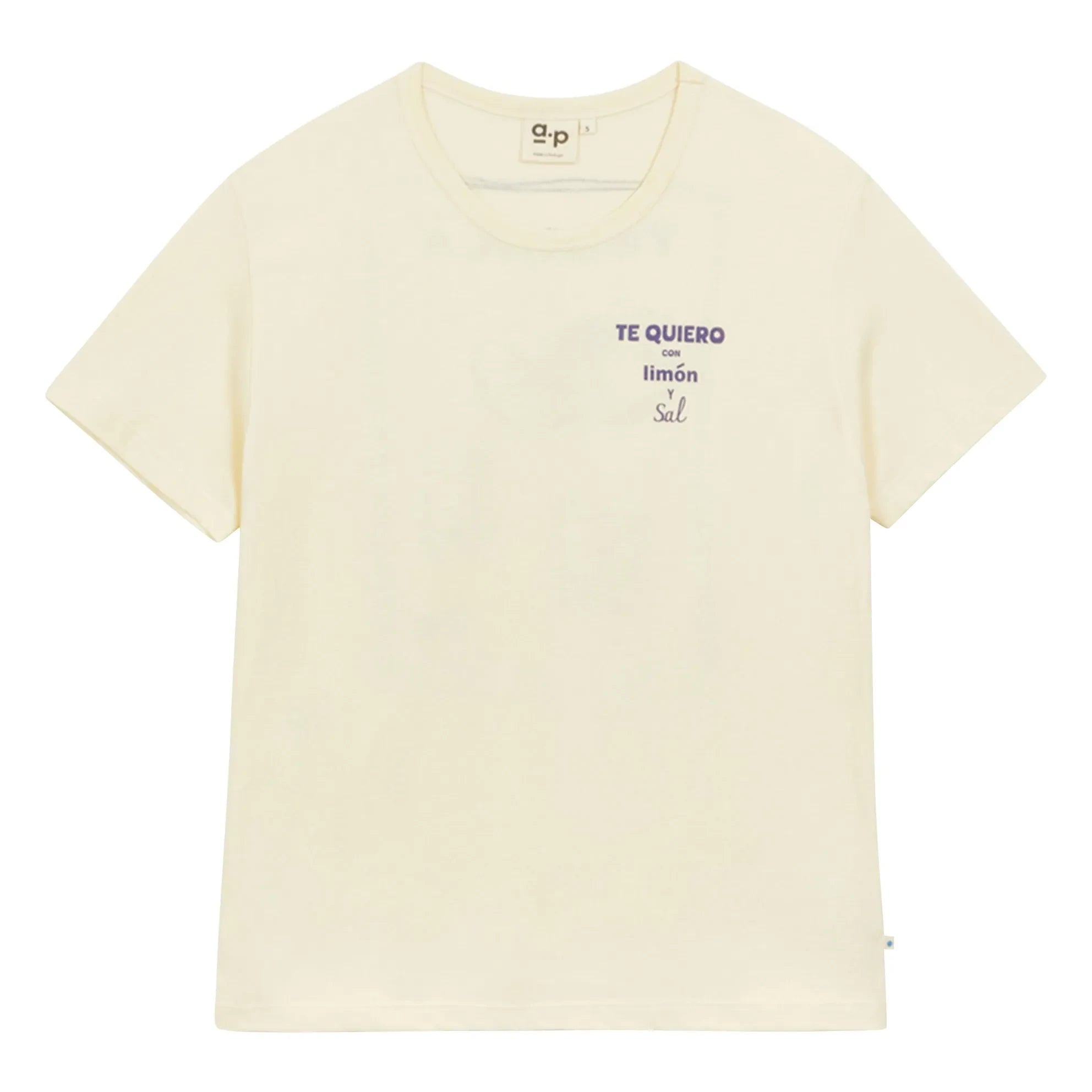 a.p - Tequila organic cotton T-shirt | Ecru