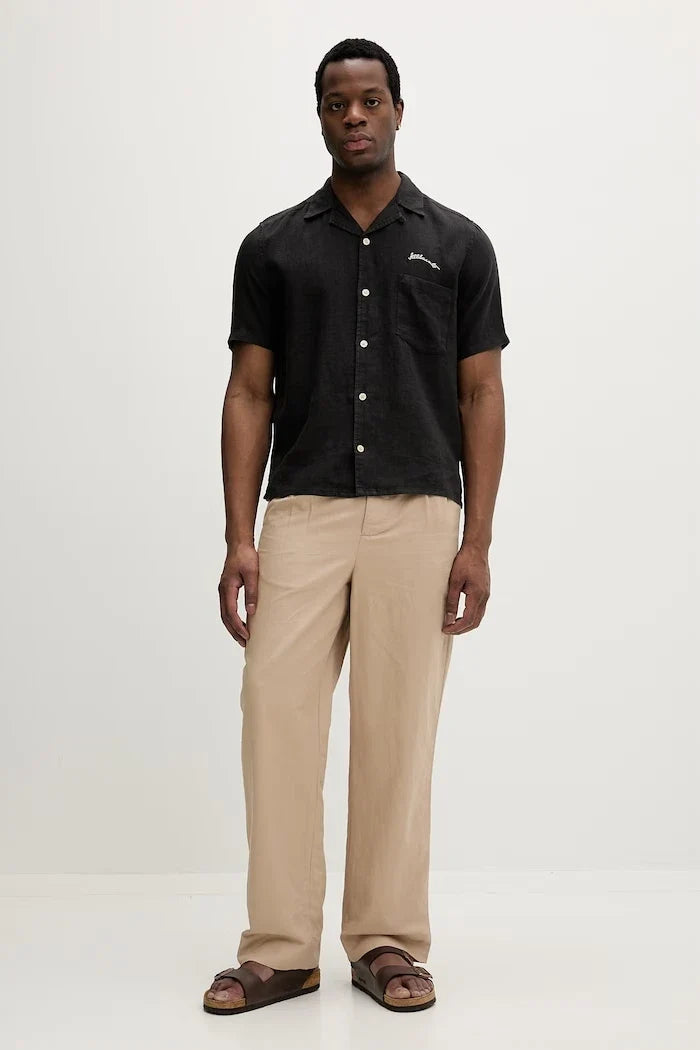 AllSaints erkek keten chino pantolon ROLAND