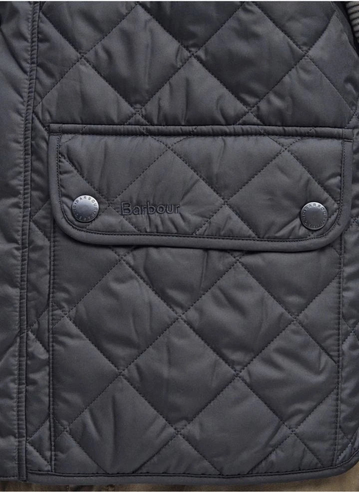 Barbour - Yeni Lowerdale Kapitone Kolsuz Ceket | Lacivert