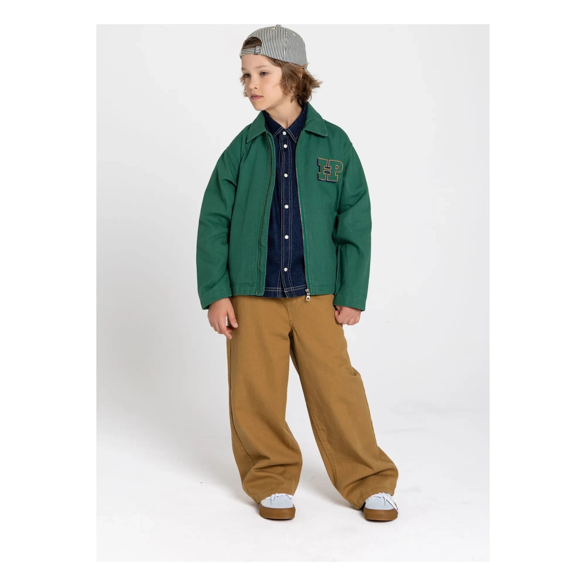 Hundred Pieces - Clock Blazer | Emerald Green