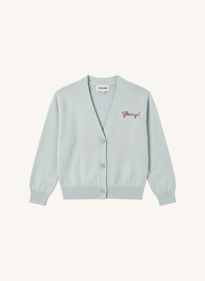Smallable Kid - Alvi Glow Up Wool Cardigan | Light Blue