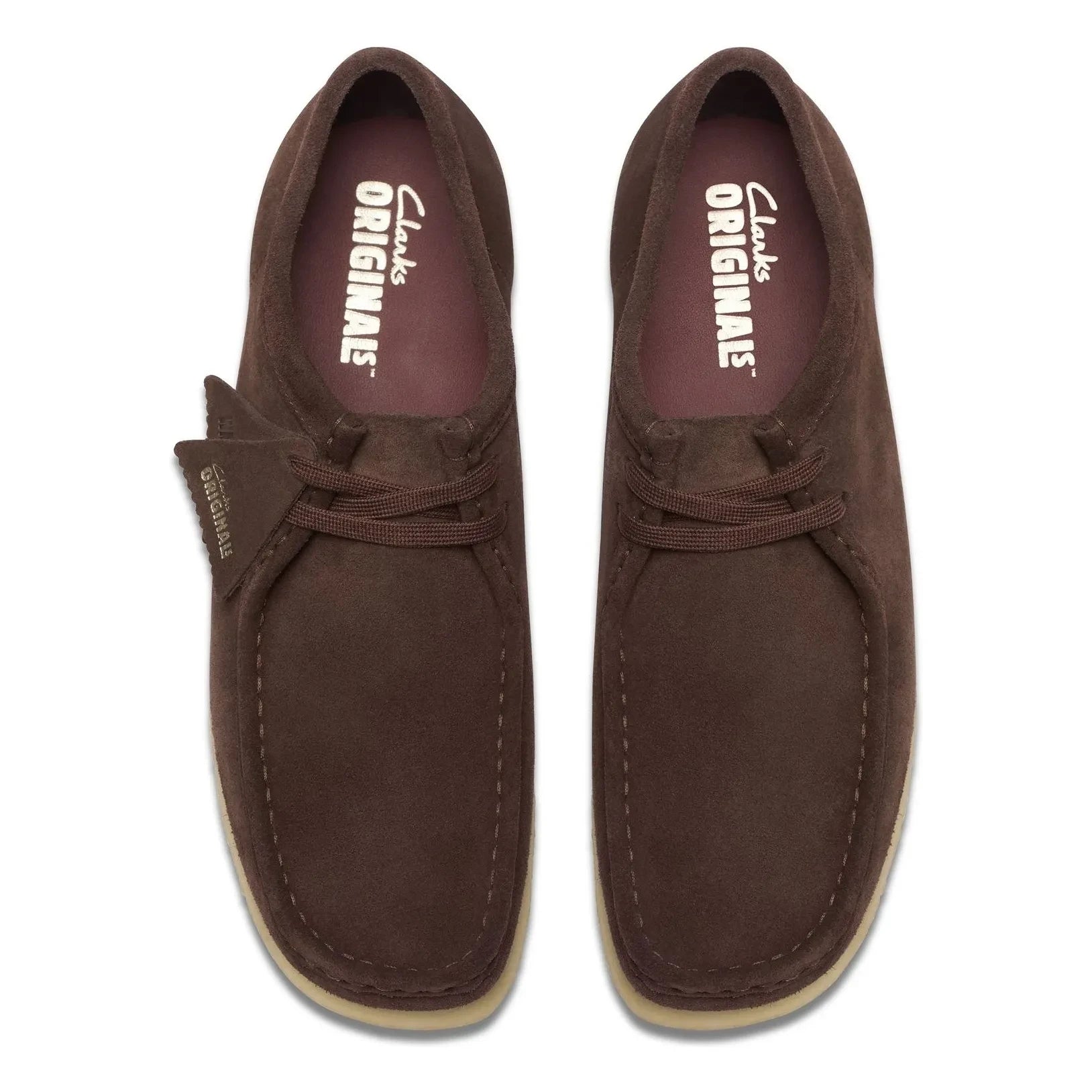Clarks - Wallabee Shoes | Dark Brown