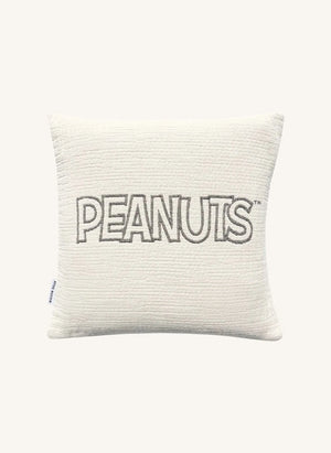 Maison Deux - Sunglasses Cotton Cushion Cover - Maison Deux x Peanuts | White
