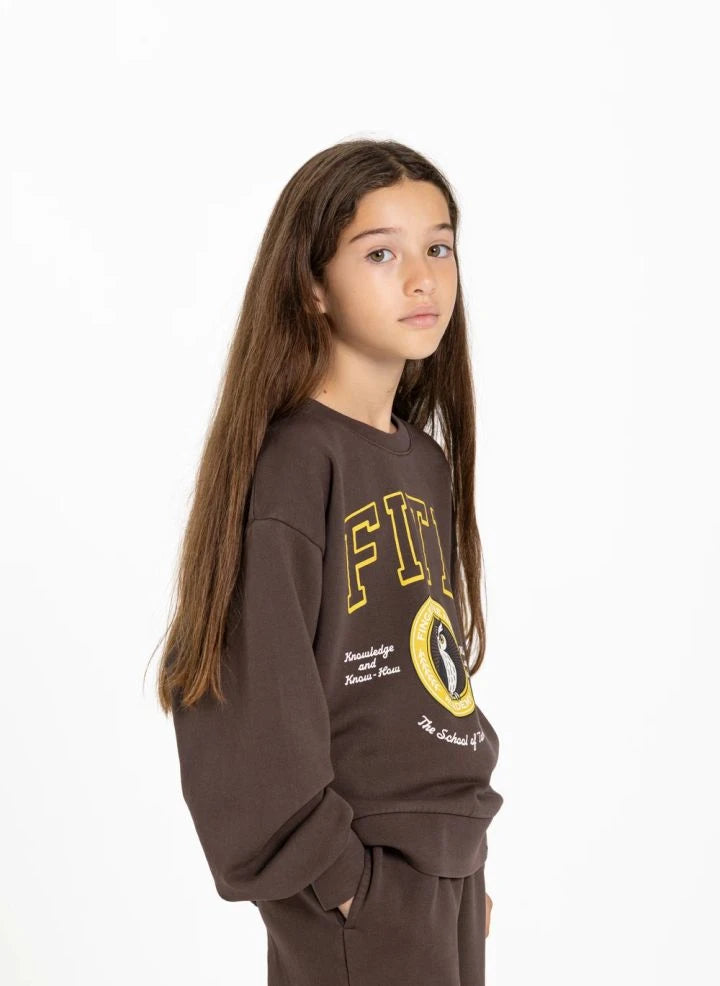 Finger in the nose - Alma Sweatshirt | Brown