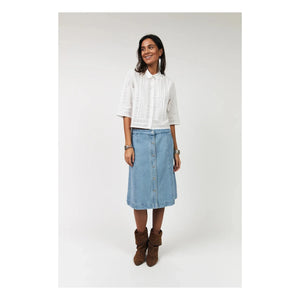 Lollys Laundry - Amora Cotton Shirt | White