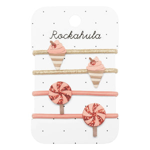 Rockahula Kids - 4-Pack Chouchous Ice Cold | Dusty Pink