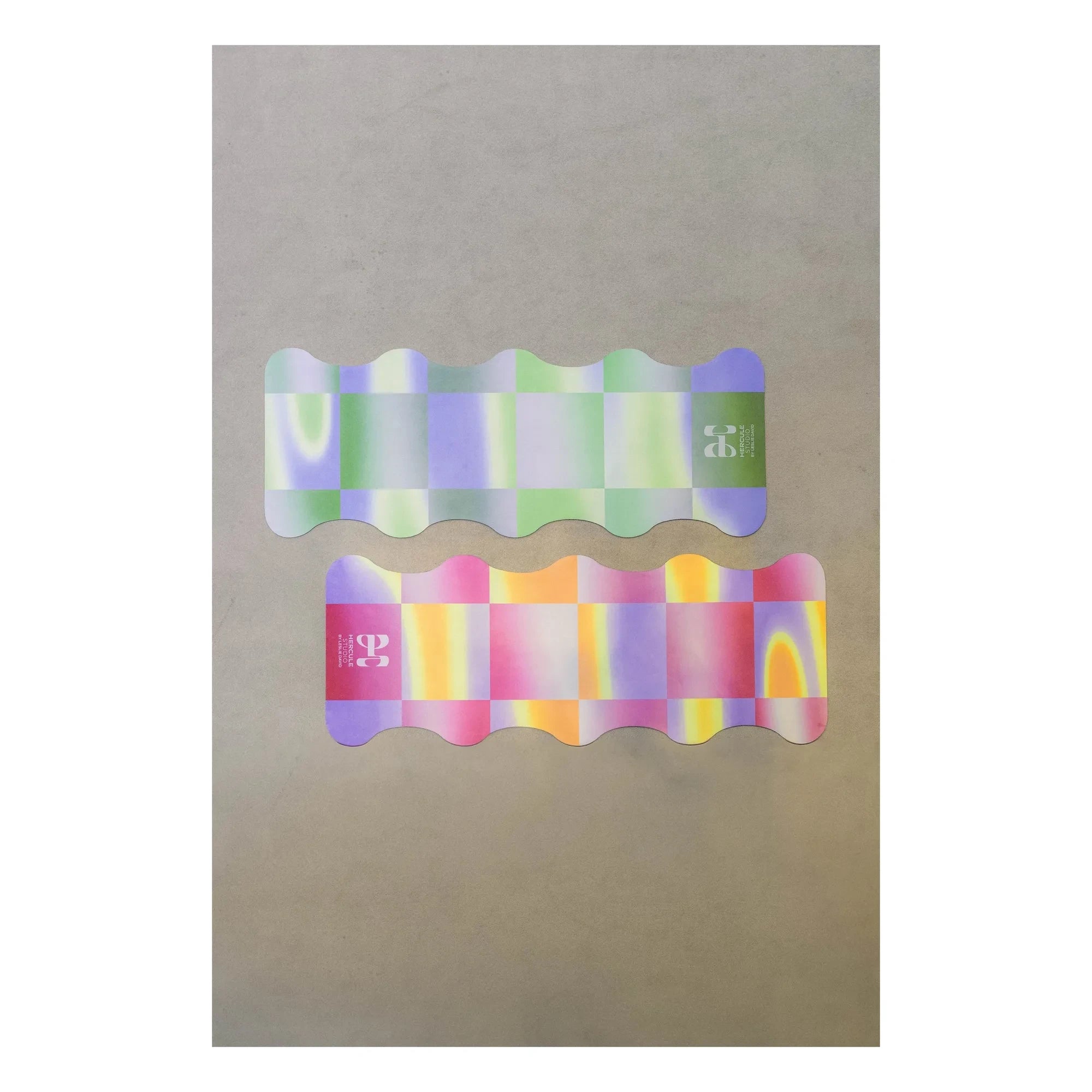 Hercule Studio - Mar Breath-In Yoga Mat, Leslie David - Limited Edition | Pink