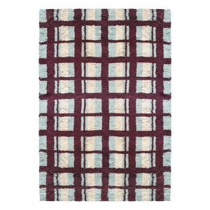 Layered - Arbor wool rug, Evelina Kroon | Burgundy