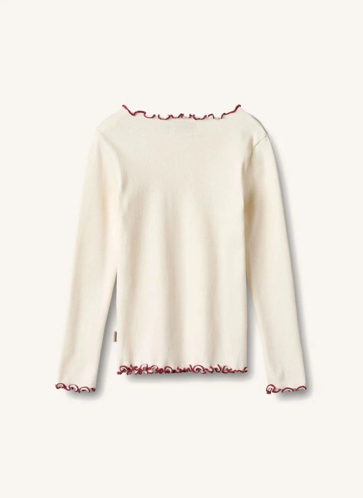 Wheat - Louann Organic Cotton Knotted T-Shirt | Ivory