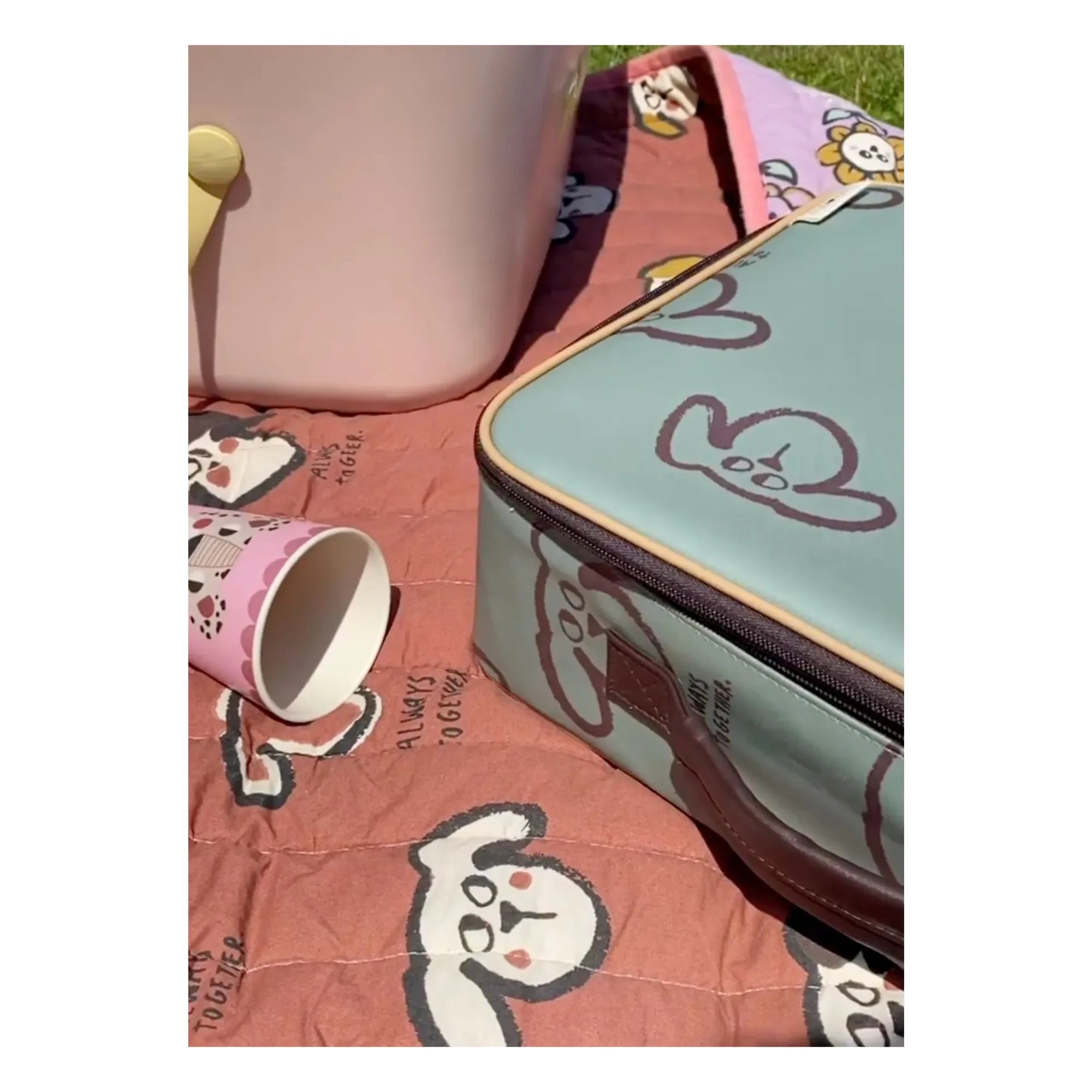 Studio Loco - Dog suitcase | Grey Blue