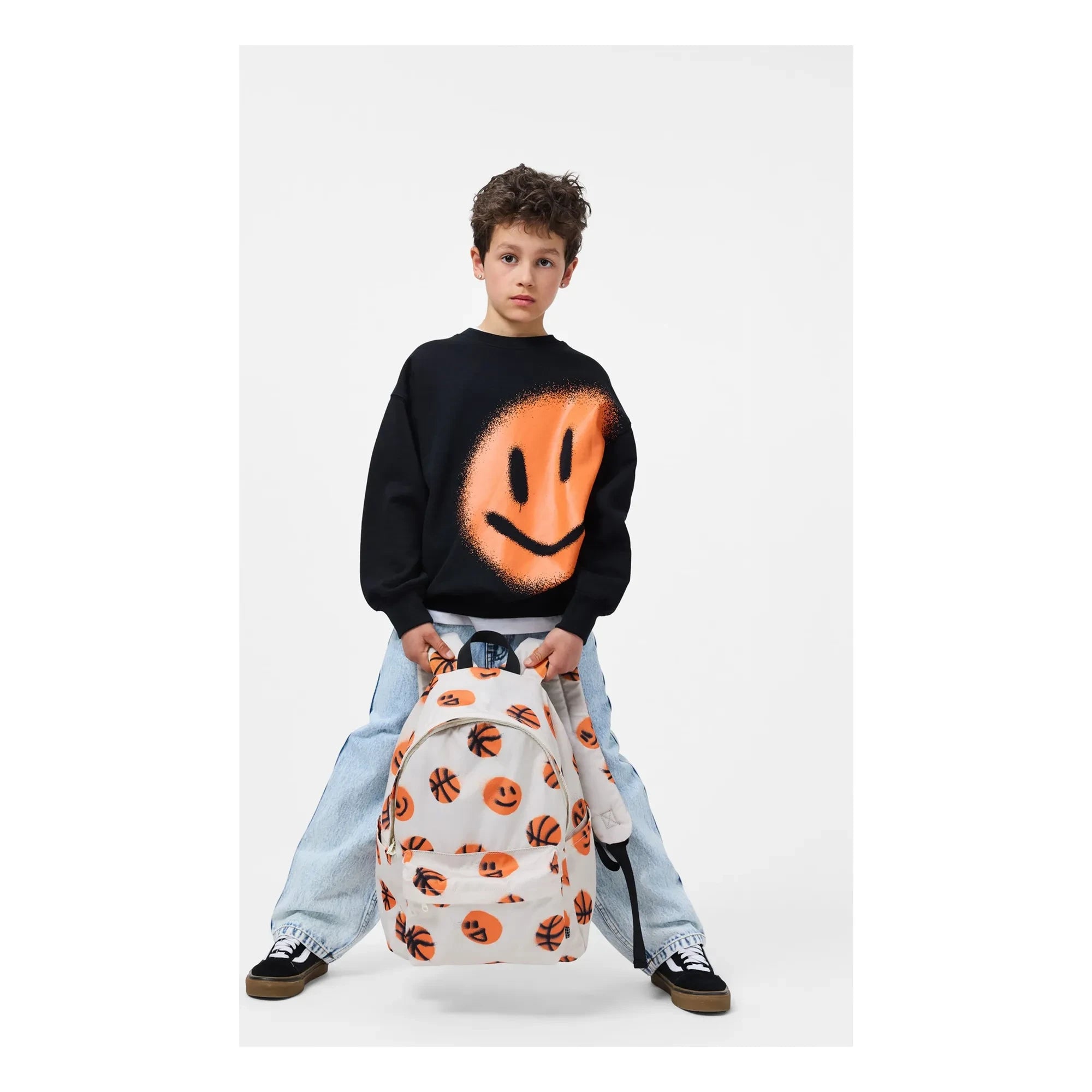 Molo - Mio Basketball Backpack Made from Recycled Fibers | Off-white