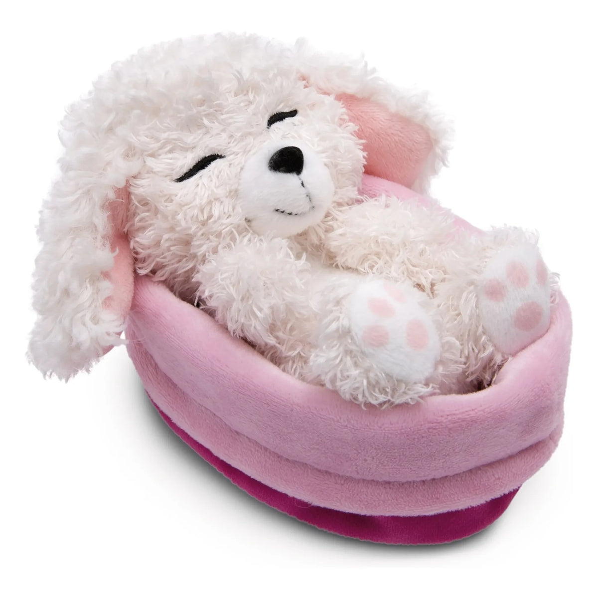 Nici - Poodle Plush - Sleeping Pets | White