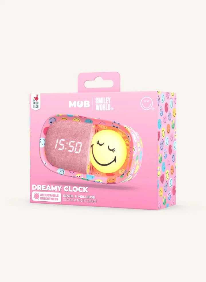 MOB - Dreamy Alarm Clock - MOB x Smiley World | Pink