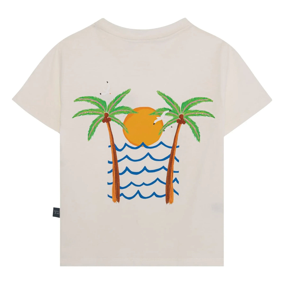 Pepita & Me - Isla Bonita Printed T-Shirt | White