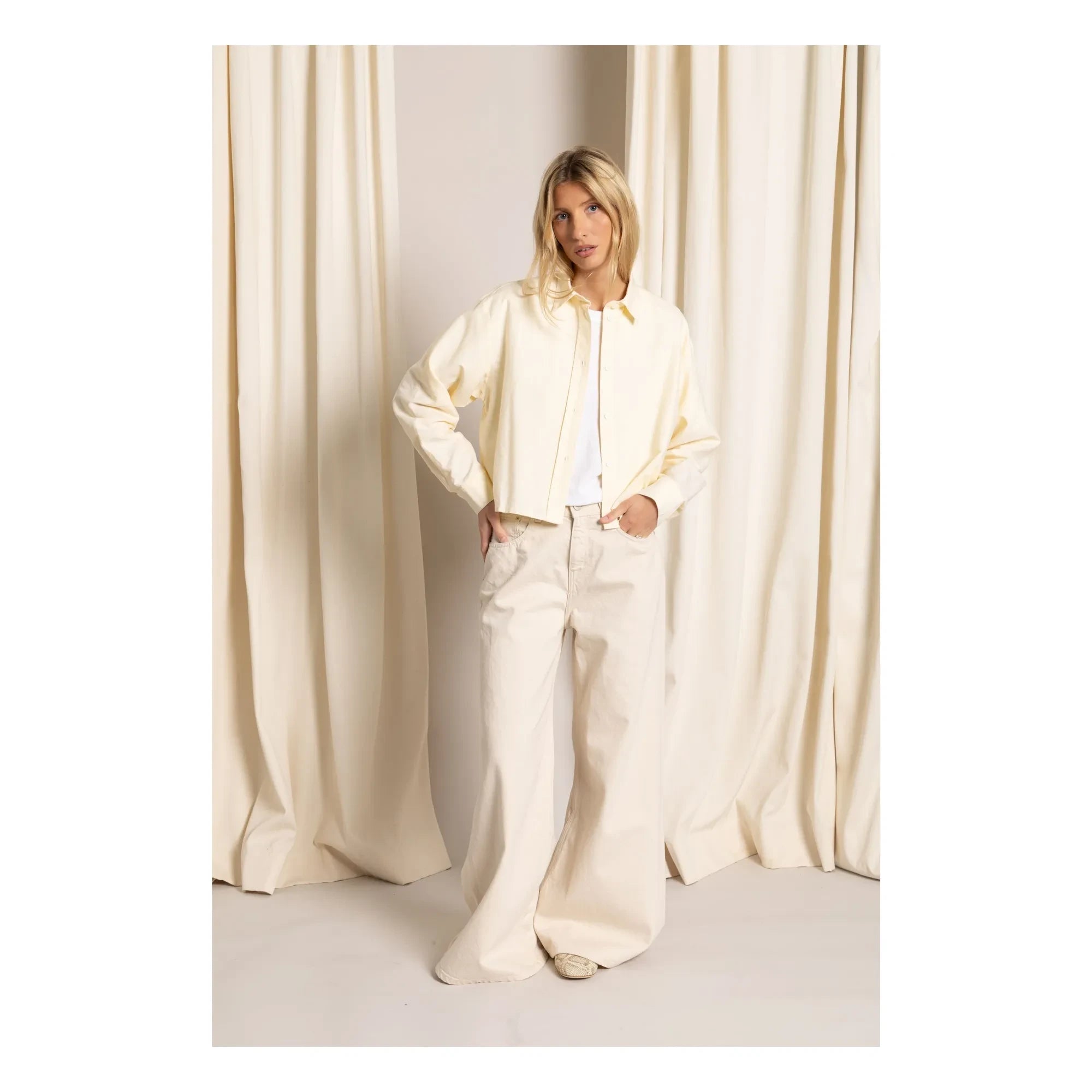 Smallable Woman - Tokyo Wide Leg Jeans | Ecru