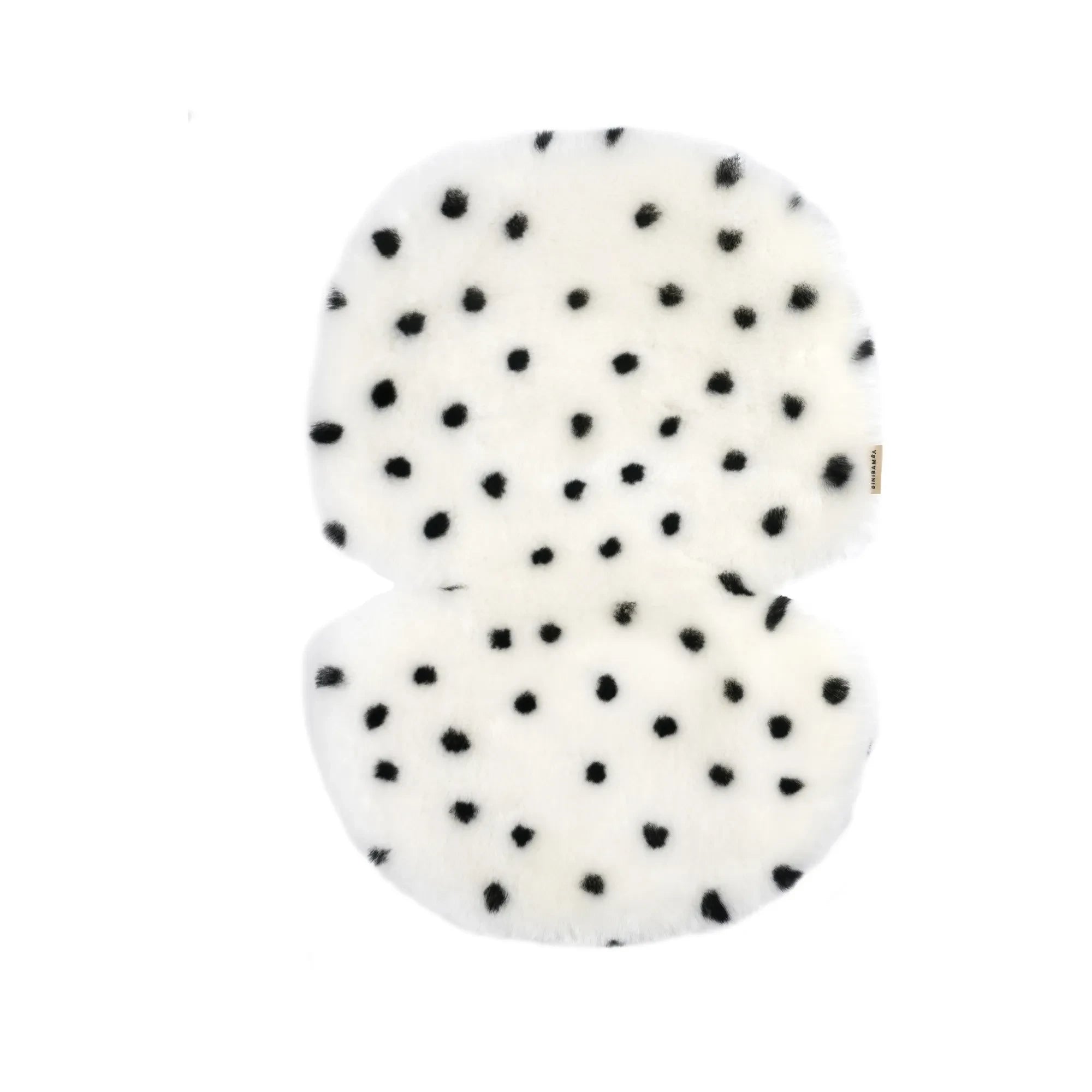BINIBAMBA - Sheep Fur for Stroller and Car Seat | 68x44 cm | Dalmatian