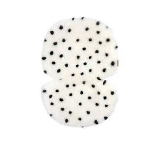 BINIBAMBA - Sheep Fur for Stroller and Car Seat | 68x44 cm | Dalmatian