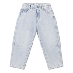Repose AMS - Organic Cotton Barrel Jean | Light Blue