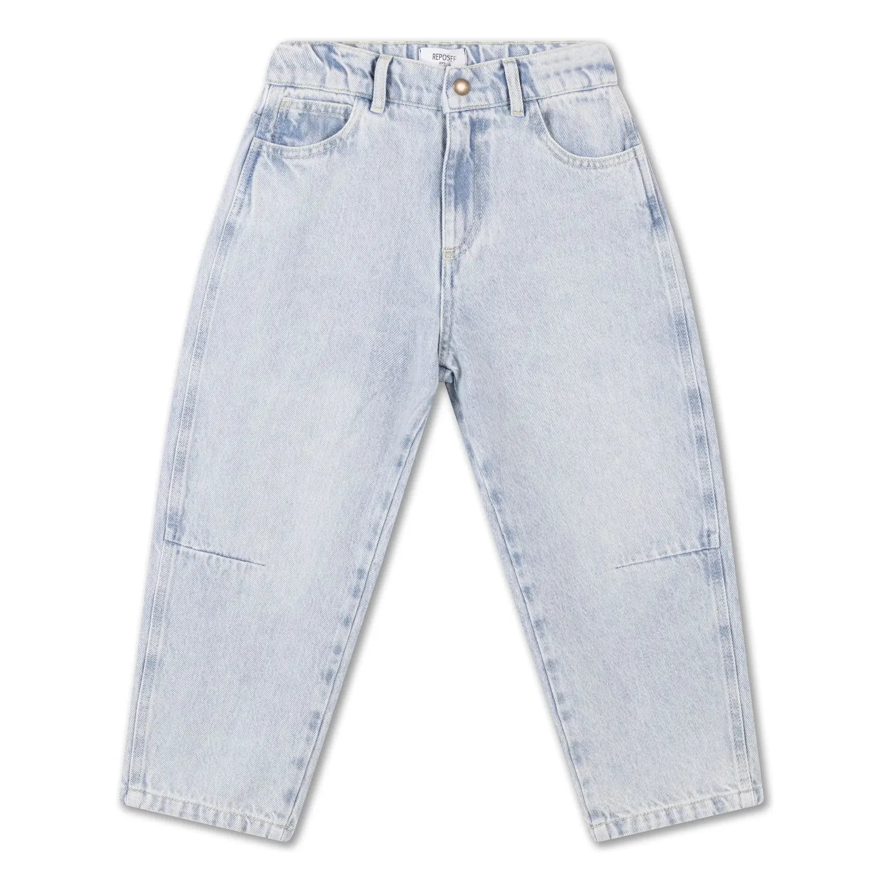 Repose AMS - Organic Cotton Barrel Jean | Light Blue