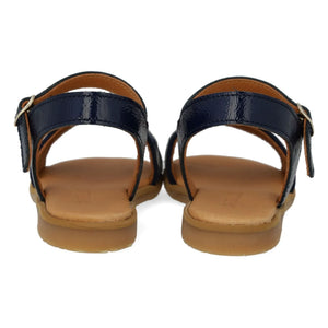 Angulus - Carreaux Sandals | Navy Blue