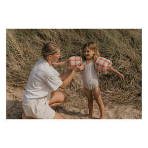 garbo&friends - Gingham Sorrel Arm Bands | Red