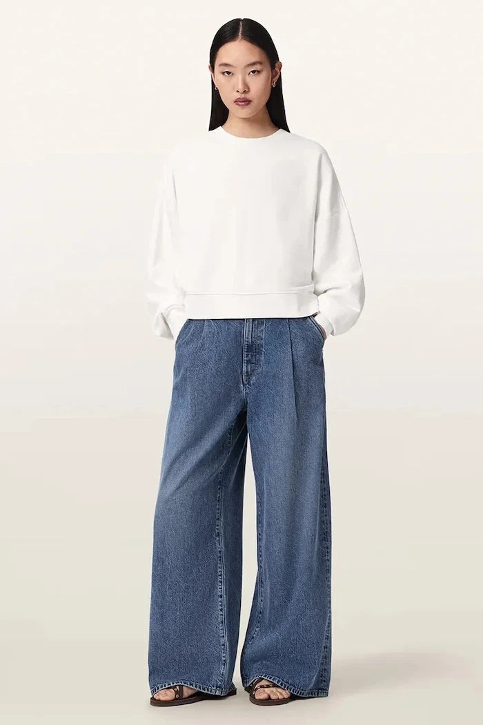 AllSaints kadın pamuklu sweatshirt ESME