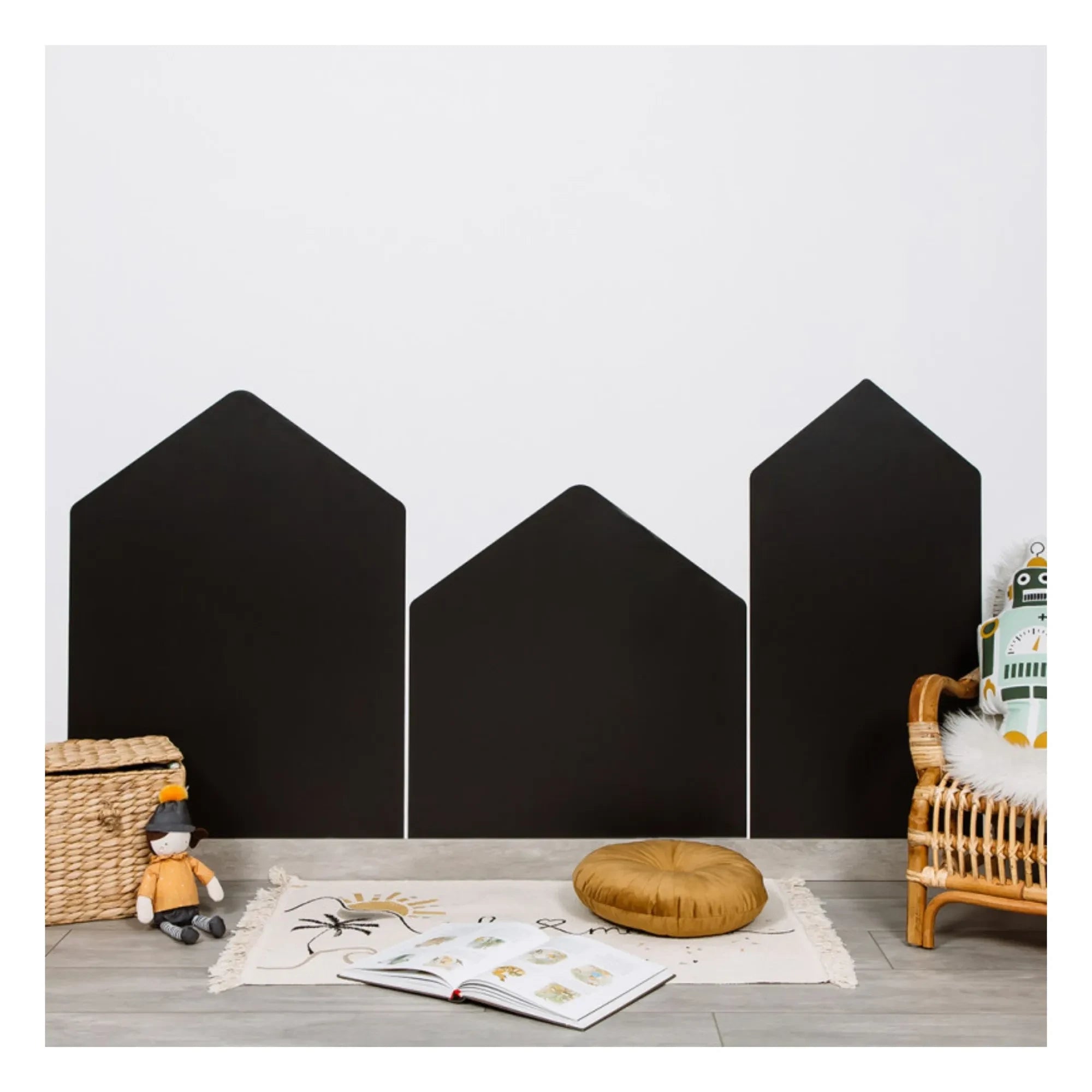 Ferflex - "My City" 21 Geometric Shape Magnetic Board