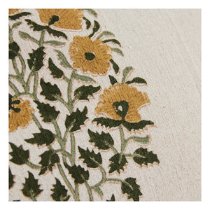 HKliving - Farmhouse Printed Cushion | Cream