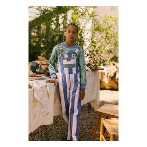 Favorite People - Striped Romper | Blue