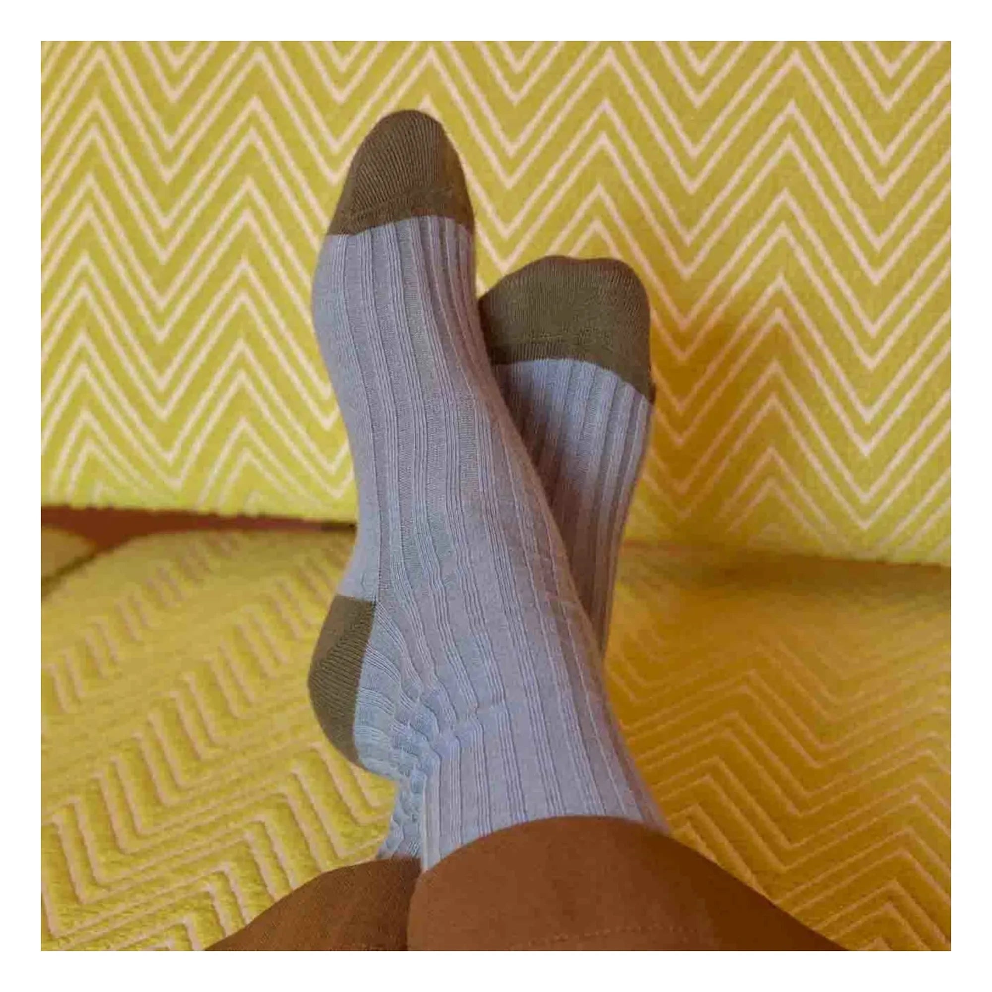 La cerise sur le gâteau - Yvette Socks | Light Blue