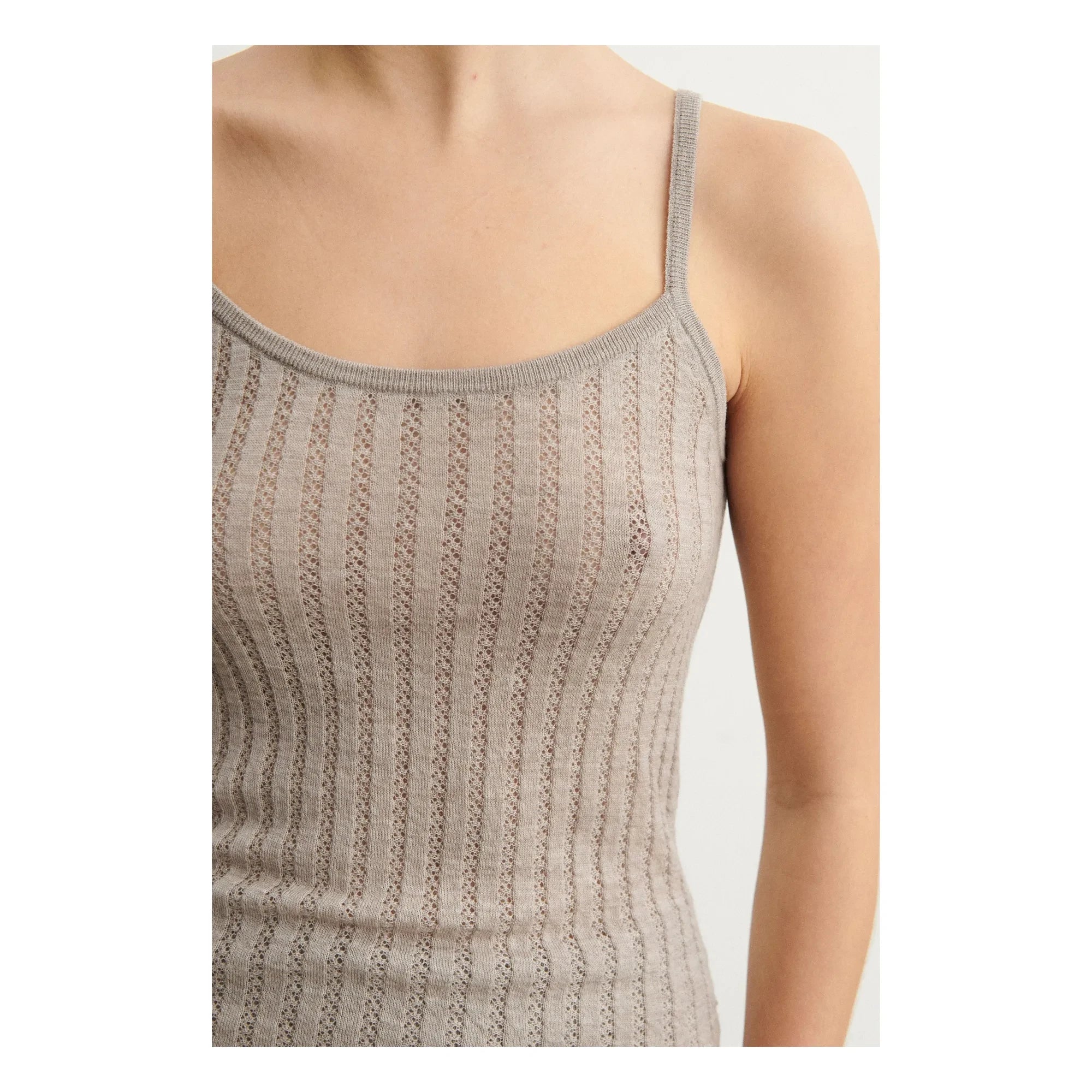 FUB - Merino Wool Tank Top - Women's Collection | Beige