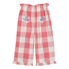 Hello Simone - Lizzy Checked Pants | Pink