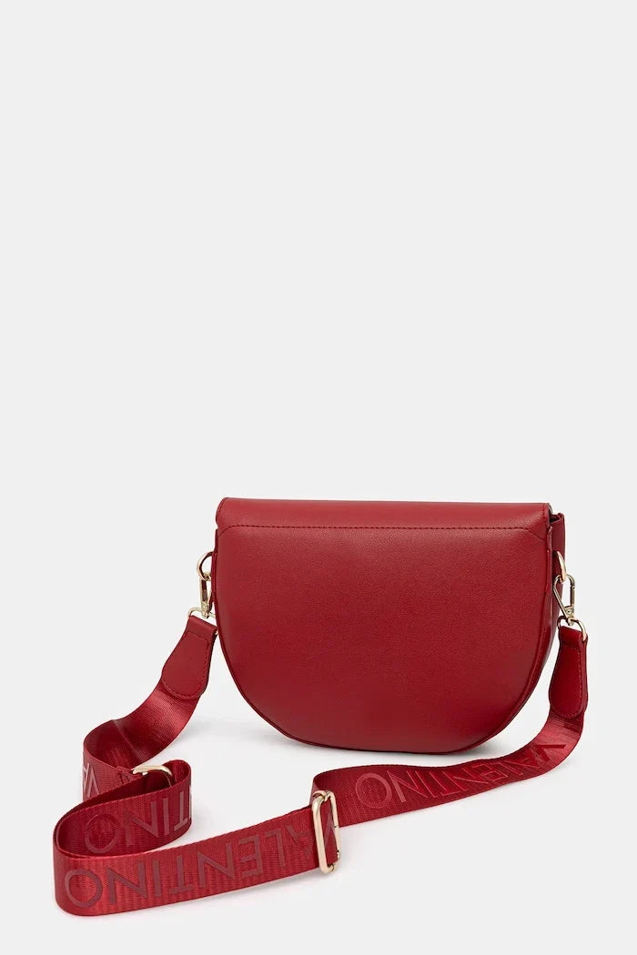 Valentino Bags kadın imitasyon deri kruvasan çanta